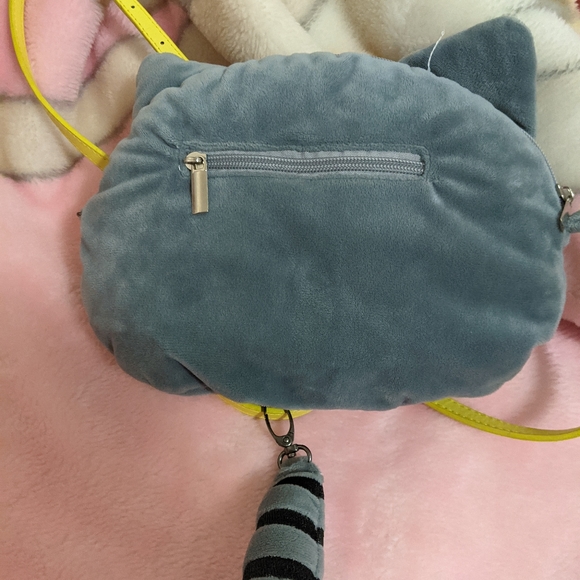 Kawaii Angry Cat Face Purse Bag - Picture 2 of 4